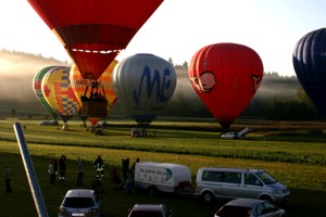 Aufstieg der Heissluftballone